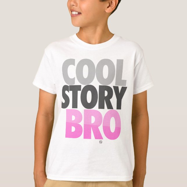 Camiseta Cool Story Bro (Rosa) (Frente)