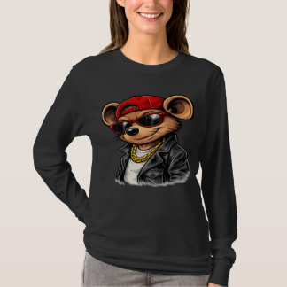 Camiseta Cool Street Mouse Women's Long Sleeve Shirt 