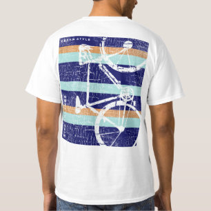Camiseta cool & striped, bicycle-culture, graphic bike