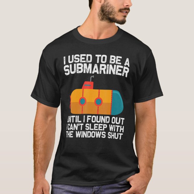 Camiseta Cool Submarine For Men Women Sea Veteran Submarine (Frente)