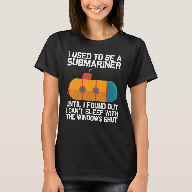 Camiseta Cool Submarine For Men Women Sea Veteran Submarine (Frente)