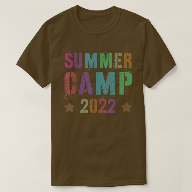 Camiseta Cool SUMMER CAMP 2022 for Friends & Mates to Sign  (Frente do Design)