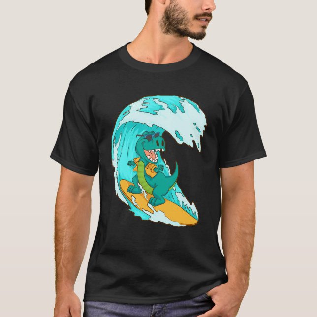 Camiseta Cool Surfing Design for Men Women Surfer Surf Surf (Frente)