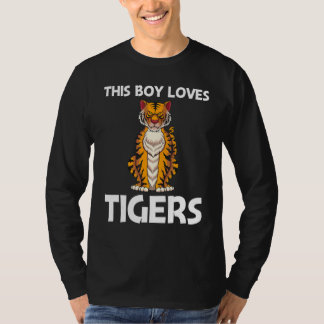 Camiseta Cool Tiger For Boys Kids Bengal Tiger African Tige