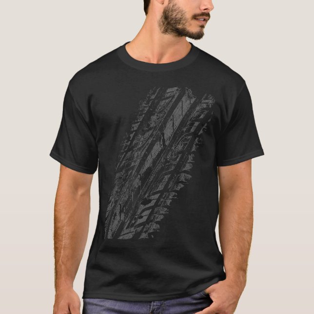 Camiseta Cool Tire Tread Texture  (Frente)