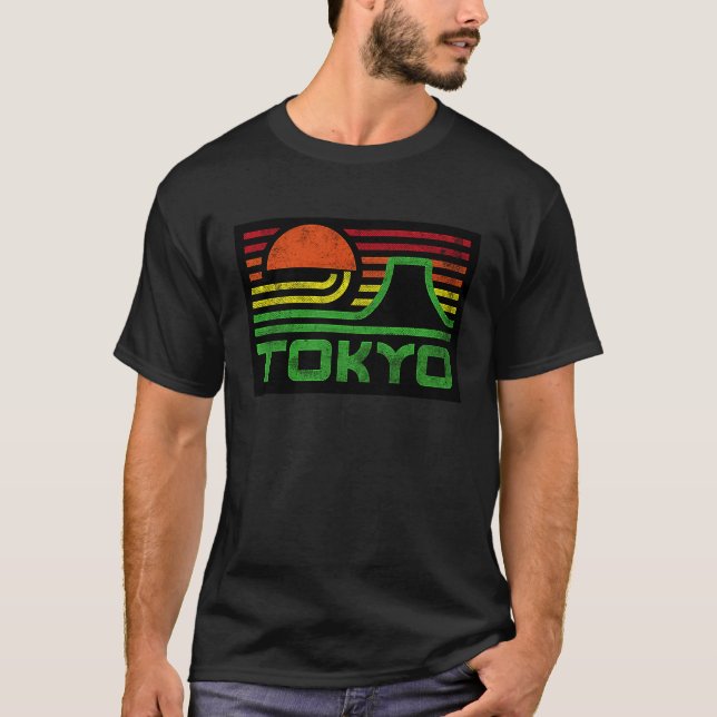 Camiseta Cool Tokyo Japan Outfit Illustration Graphic Cool  (Frente)