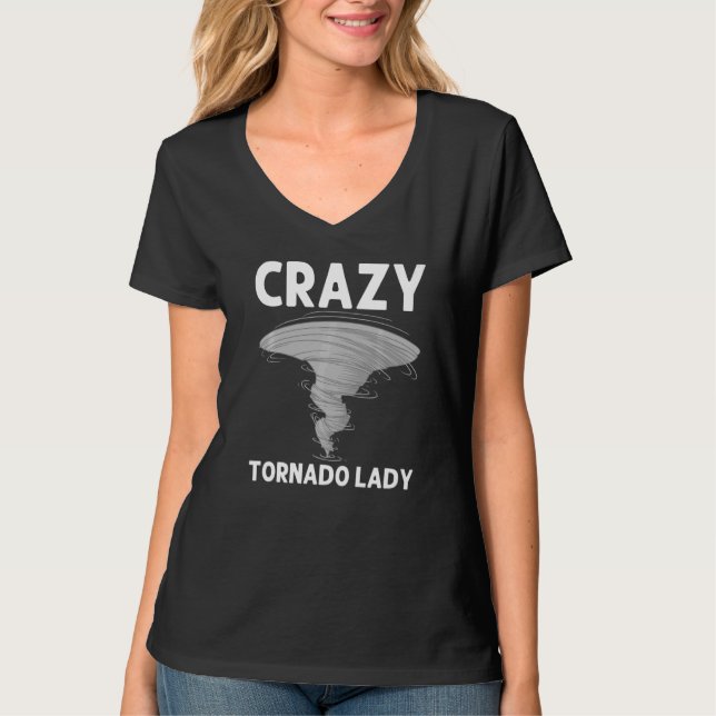 Camiseta Cool Tornado For Women Mom Storm Tornado (Frente)