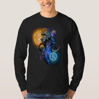 Camiseta Cool Triceratops Dino Astronaut in Space for Chris