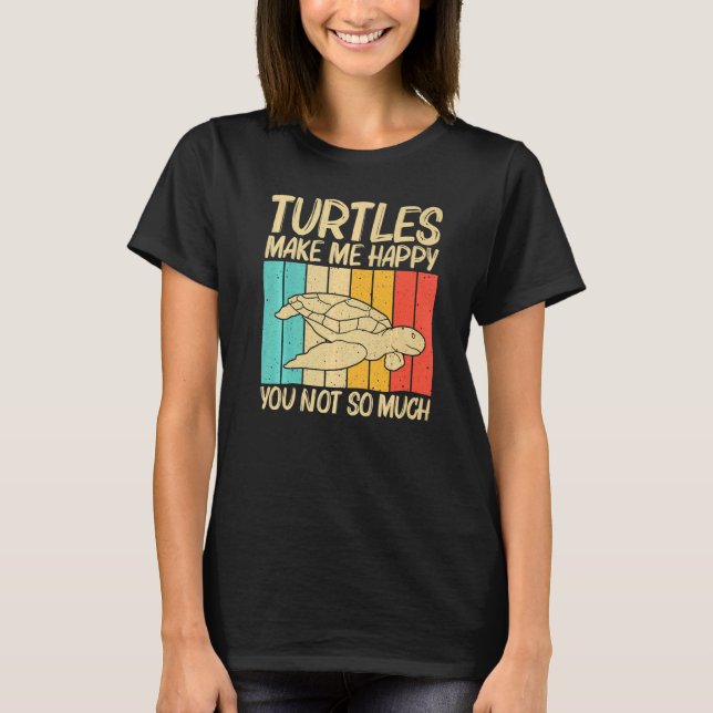 Camiseta Cool Turtle For Men Women Sea Turtle Aquatic Anima (Frente)