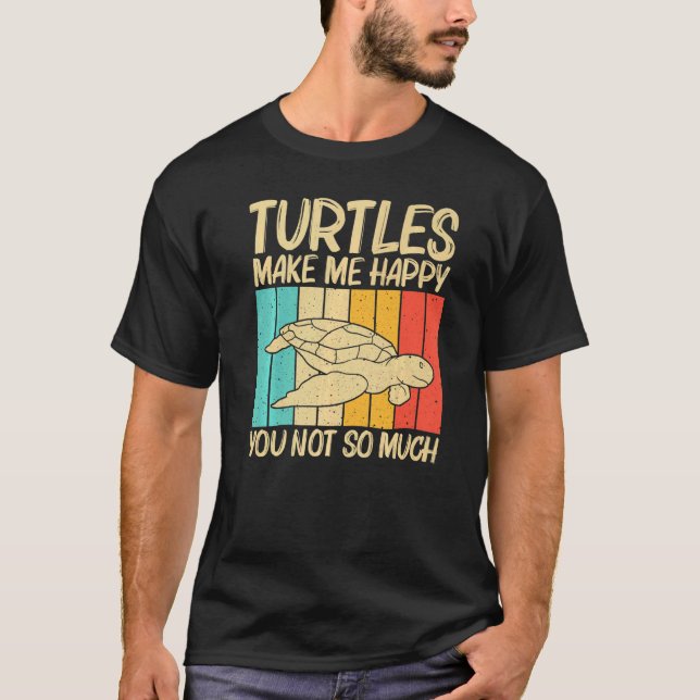 Camiseta Cool Turtle For Men Women Sea Turtle Aquatic Anima (Frente)