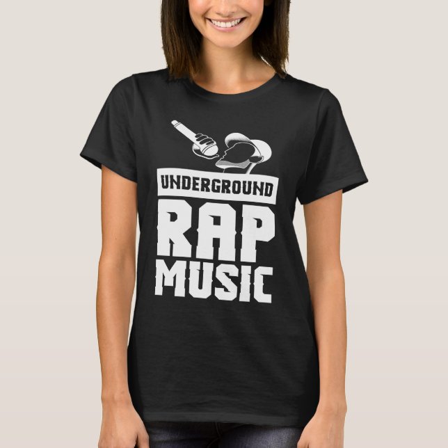 Camiseta Cool Underground Rap Music Rap (Frente)