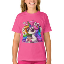 Cool Unicorn with Sunglasses and Coffee