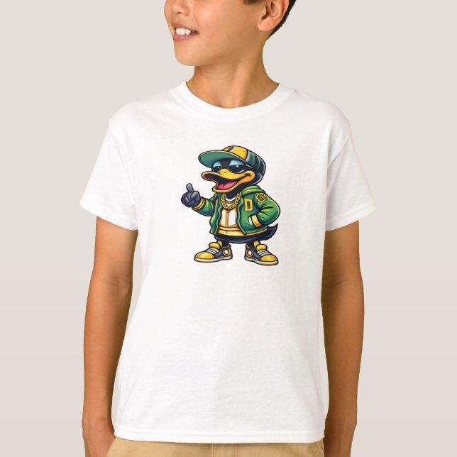 Camiseta Cool Varsity Duck Street Style (Frente)