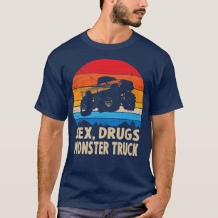 Camiseta Cool Vintage Retro Monster Truck