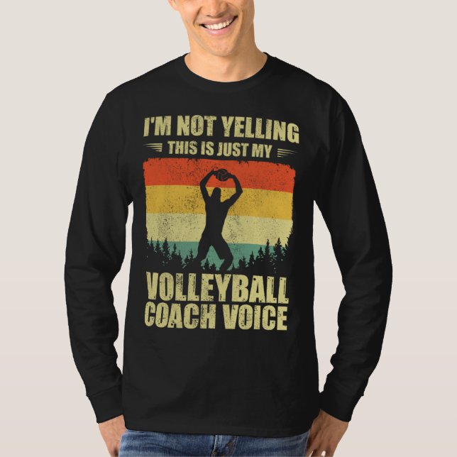 Camiseta Cool Volleyball Coach For Men Women Team Volleybal (Frente)
