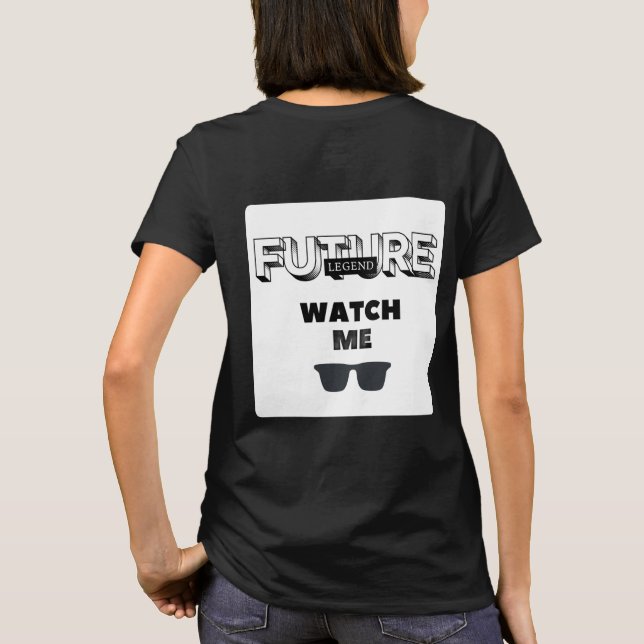 Camiseta Cool Witty Design Future Legend (Verso)