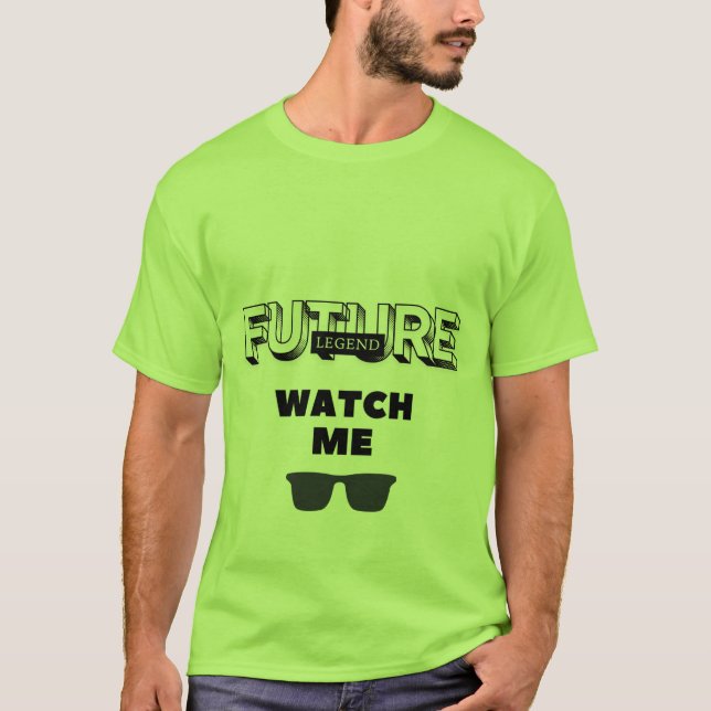 Camiseta Cool Witty Design Future Legend (Frente)