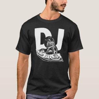 Camiseta Cooler Dj 80s Robot Turntable Discjockey