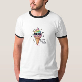 Camiseta Cooler Than Ice Cream Pun