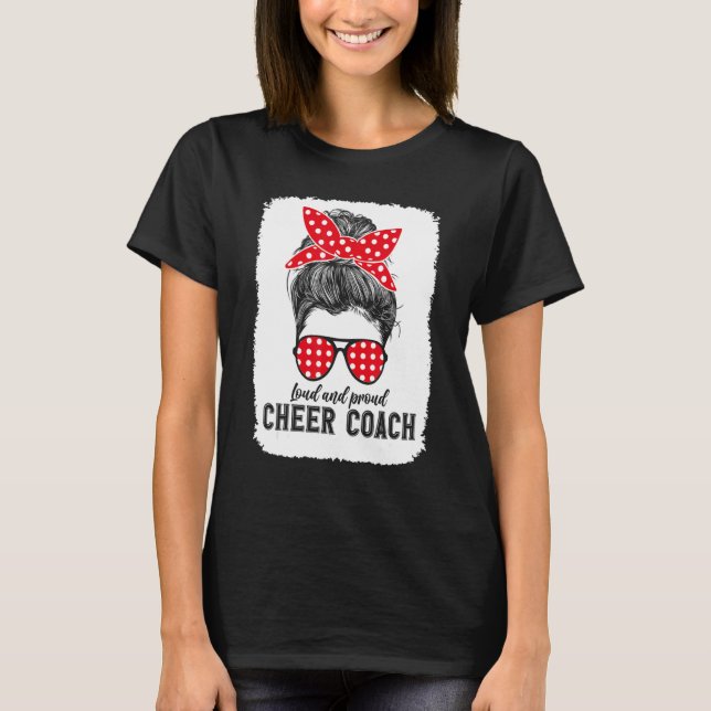 Camiseta Coolest Cheer Coach Assistant Cheering Coaching Li (Frente)