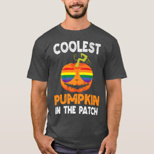 Camiseta Coolest Pumpkin In The Patch Halloween Rainbow Gla