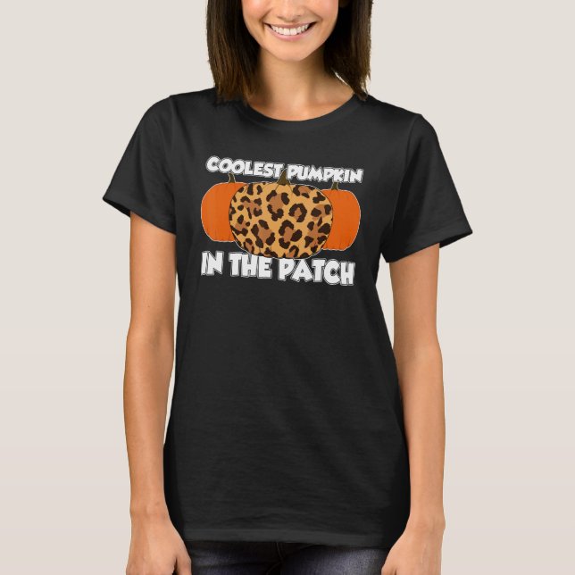 Camiseta Coolest Pumpkin In The Patch Thanksgiving Pumpkin  (Frente)