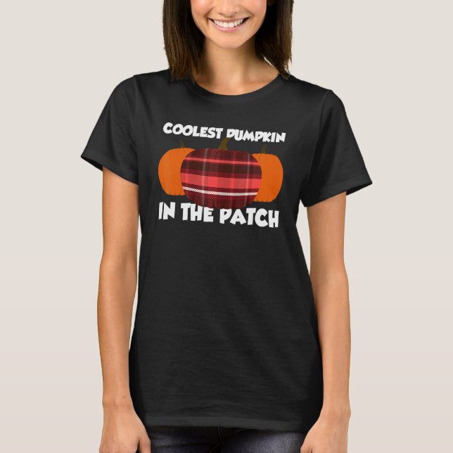 Camiseta Coolest Pumpkin In The Patch Thanksgiving Pumpkin  (Frente)