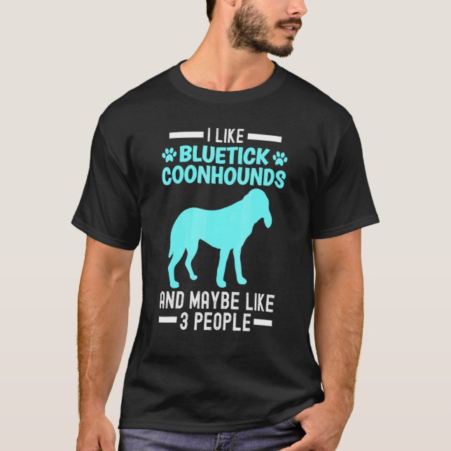 Camiseta Coonhound Bluetick (Frente)