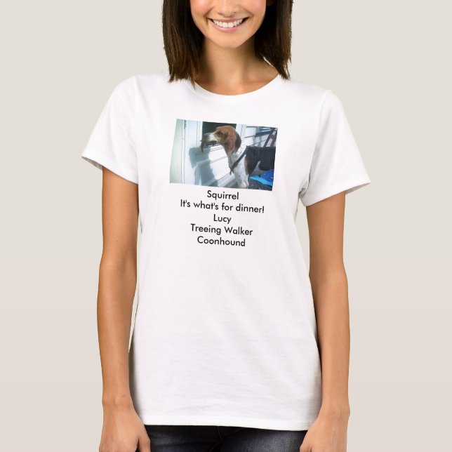 Camiseta Coonhound do caminhante de Treeing (Frente)