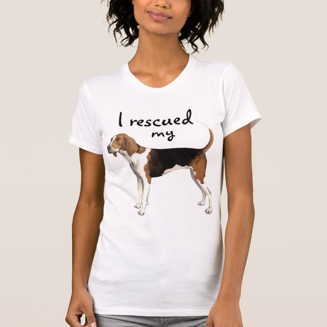 Camiseta Coonhound do caminhante de Treeing do salvamento (Frente)
