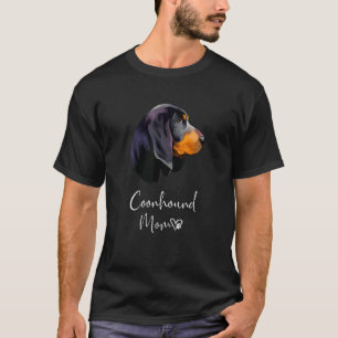 Camiseta Coonhound Mãe Cachorro Cachorro Cachorro Bonito Pr