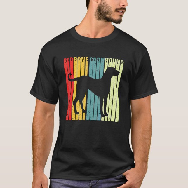 Camiseta Coonhound Redbone Retro Vintage Coonhound Redbone  (Frente)