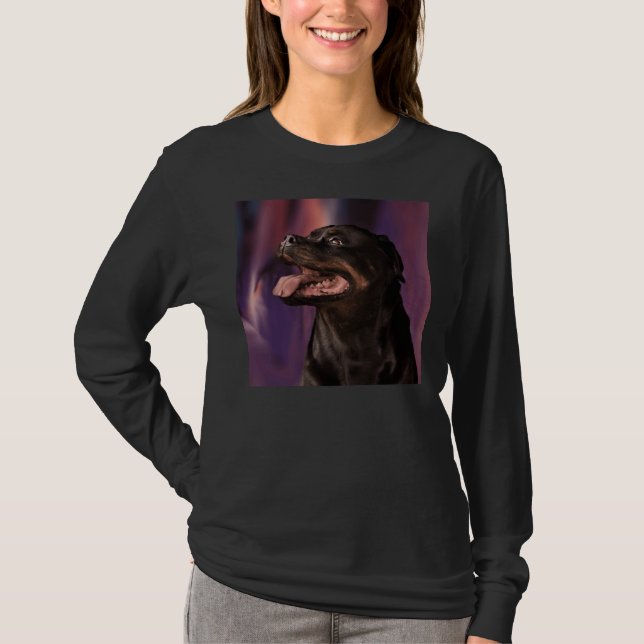 Camiseta Coop Premium do Rottweiler Cute (Frente)
