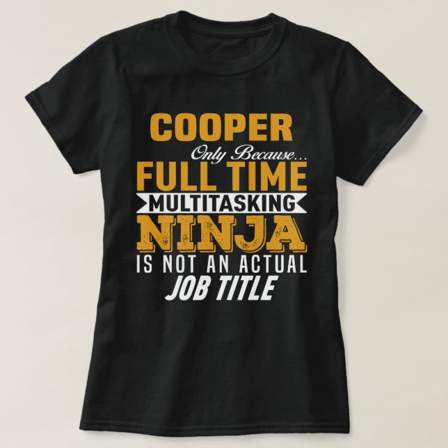 Camiseta Cooper (Frente do Design)