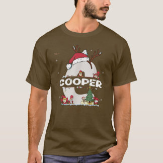 Camiseta Cooper Christmas Shirt w Cooper Name for funny Xma
