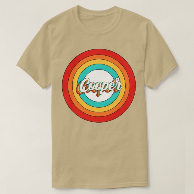 Camiseta Cooper Name Shirt Vintage Cooper Circle (Frente do Design)