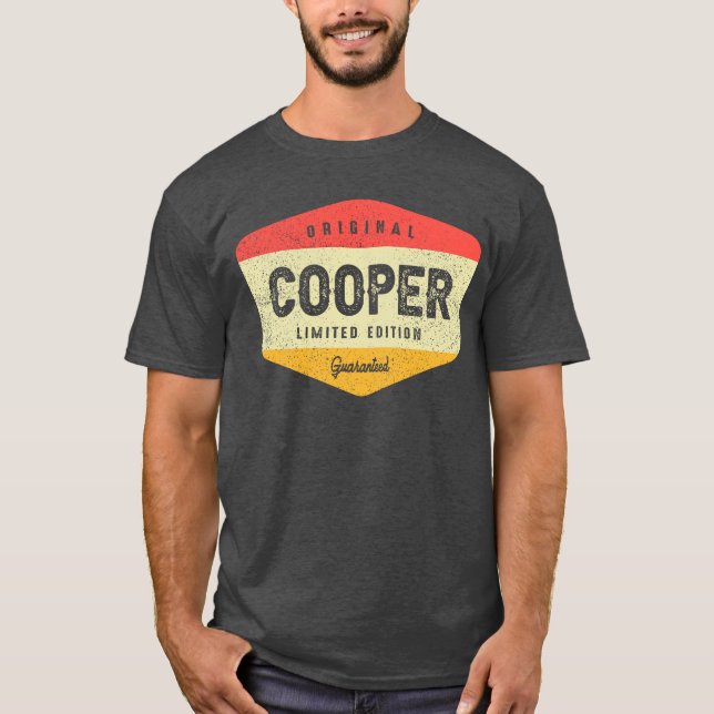 Camiseta Cooper Personalizado Name - Cooper (Frente)