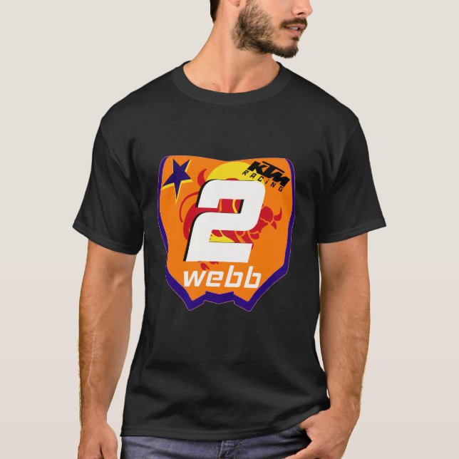 Camiseta Cooper Webb SX MX Campeão Motocross Pro (Frente)