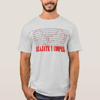 Camiseta coopera do relajate y