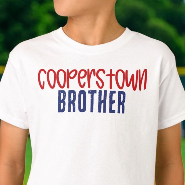 Camiseta Cooperstown Brother Bro Baseball Tournament  (Criador carregado)