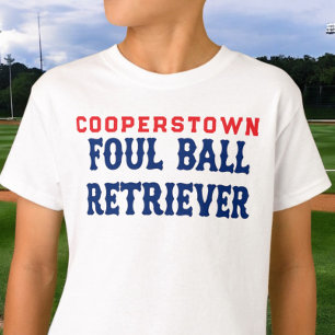 Camiseta Cooperstown Foul Ball Retriever Sibila Baseball