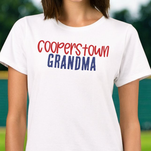 Camiseta Cooperstown Grandma Nana Baseball Tournament  (Criador carregado)