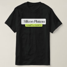 Camiseta Coordenadas Silicon Plateau Bengaluru
