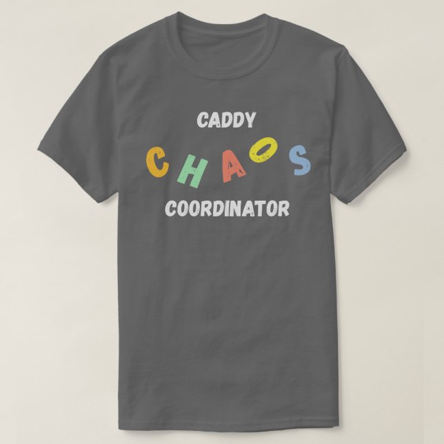 Camiseta Coordenador Caddy Chaos (Frente do Design)