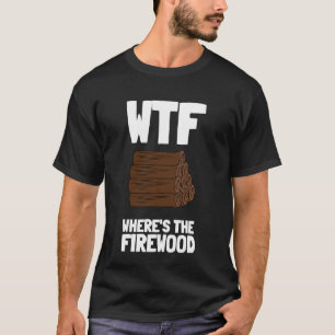 Camiseta Coordenador De Campanha De Madeira De Fogo E De Ca