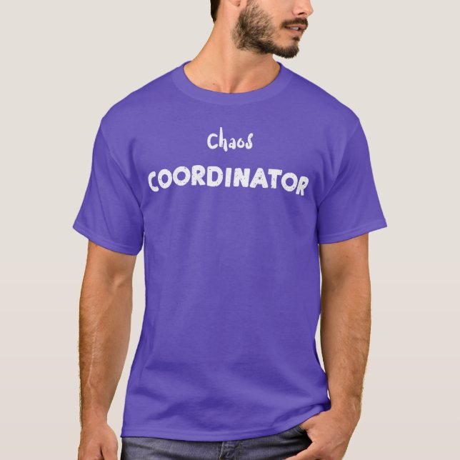 Camiseta Coordenador de Caos (Frente)