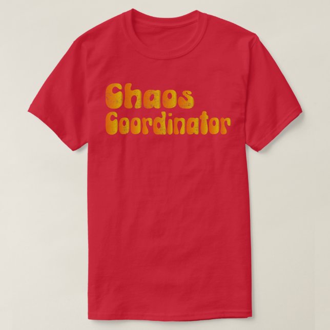 Camiseta Coordenador de caos 6 (Frente do Design)