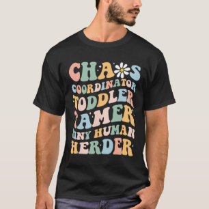 Camiseta Coordenador de Caos Domador de Criança Pequeno Pas