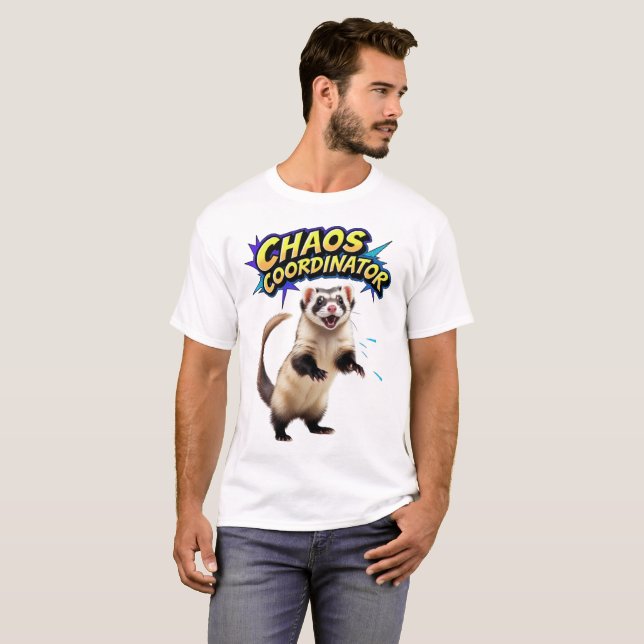 Camiseta Coordenador de Caos – Presente para Amante de Furõ (Frente Completa)