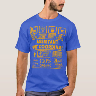 CAMISETA COORDENADOR DE EVENTOS ASSISTENTE NICE DESIGN 2017